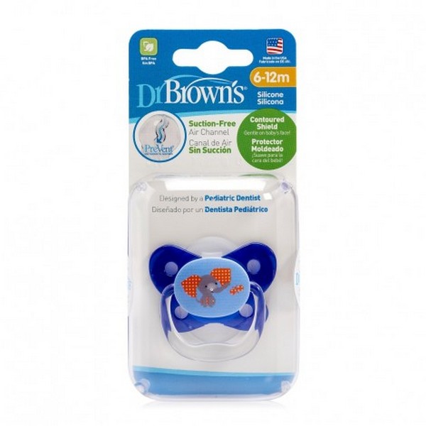Dr.Brown's - ортодонтска залъгалка 6м+